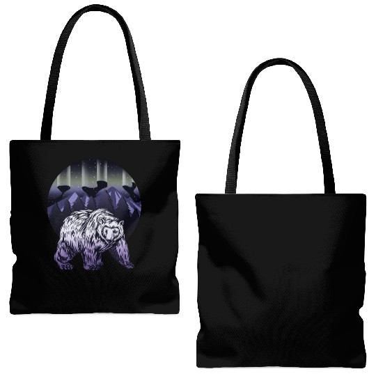 Alaska Gift USA Natur Bär Denali Grizzly Wald Tote Bags (AOP)