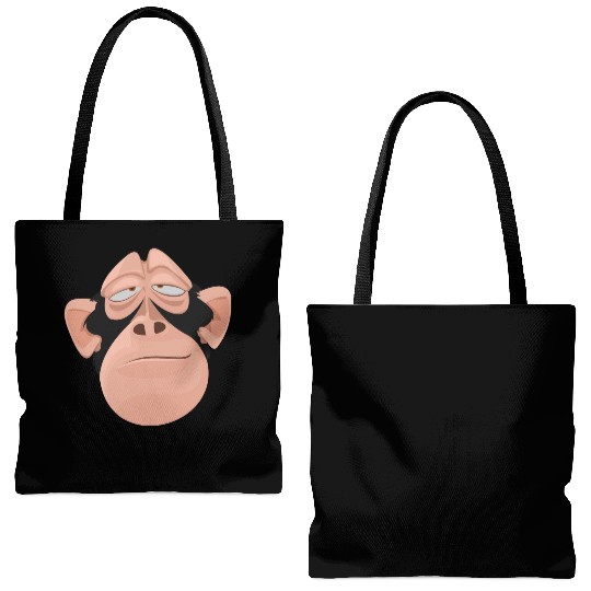 Monkey face Tote Bags (AOP)