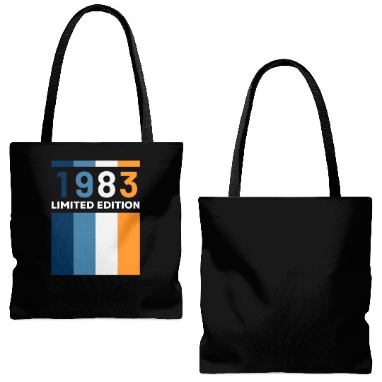 40 Years Vintage 1983 Retro 40th Birthday Tote Bags (AOP)