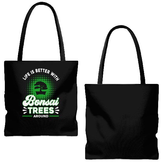 Bonsai Tree Owner Gift Bonsai Tree Gardening Tote Bags (AOP)