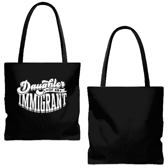 Daughter Of Immigrant Indigenous US Immigrants Tote Bags (AOP)