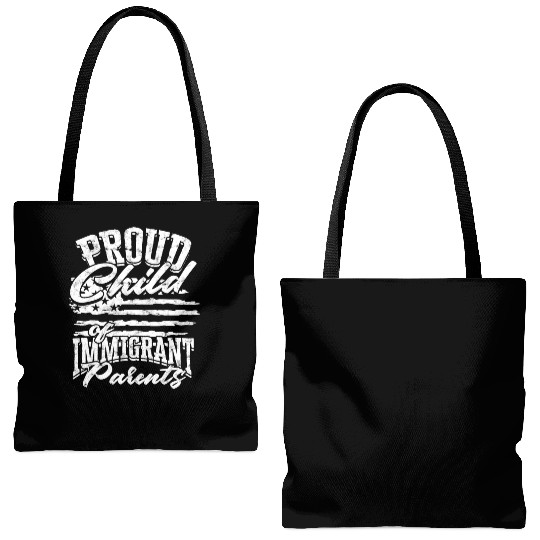 US Immigrant Indigenous USA Immigrants america Tote Bags (AOP)