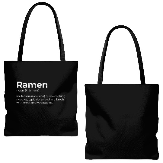 Ramen Japanese Cuisine Tonkotsu Premium Tote Bags (AOP)
