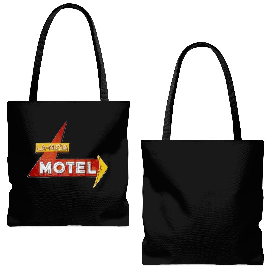 La Mesa Motel Route 66 Santa Rosa New Mexico Tote Bags (AOP)