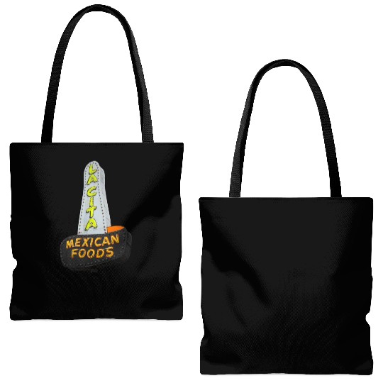 La Cita Mexican Foods Route 66 Tucumcari NM Tote Bags (AOP)