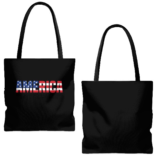 America Will Be Great Again Tote Bags (AOP)