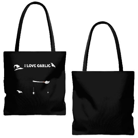 I Love Garlic - Halloween Tote Bags (AOP)