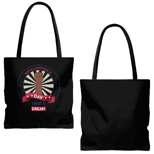 Martin Luther King Jr. Day Tote Bags (AOP)