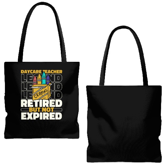 Daycare Teacher Retired Tote Bags (AOP)