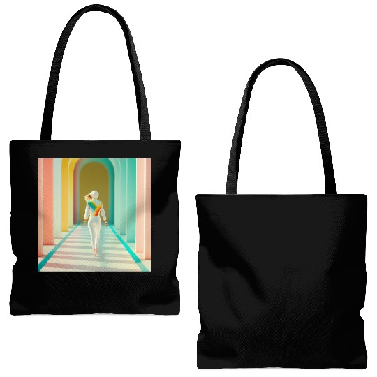 Independent Woman Picture Tote Bags (AOP)