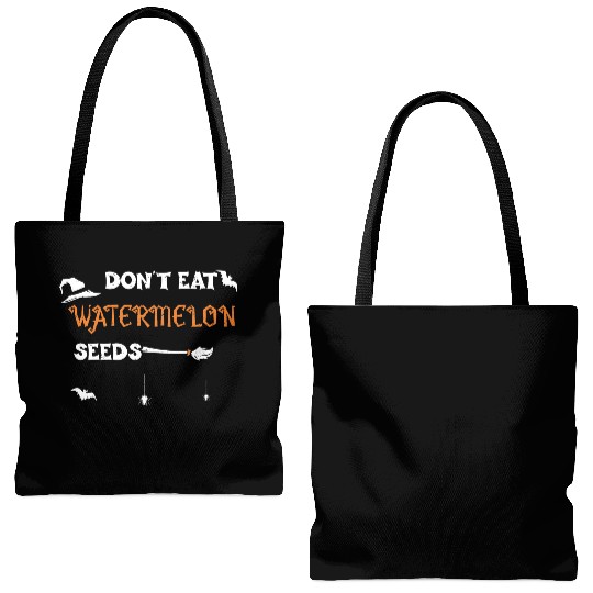 Don't Eat Watermelon Seeds Tote Bags (AOP)