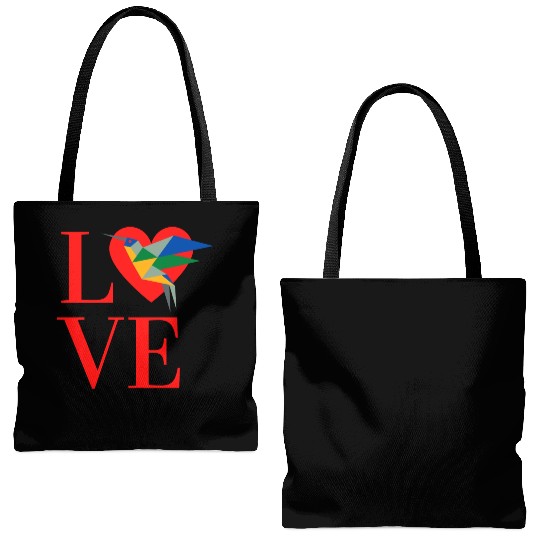 We Love Hummingbird Tote Bags (AOP) For Hummingbird lover