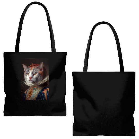 Colorpoint Shorthair Cat Breed Portrait Royal Rena Tote Bags (AOP)