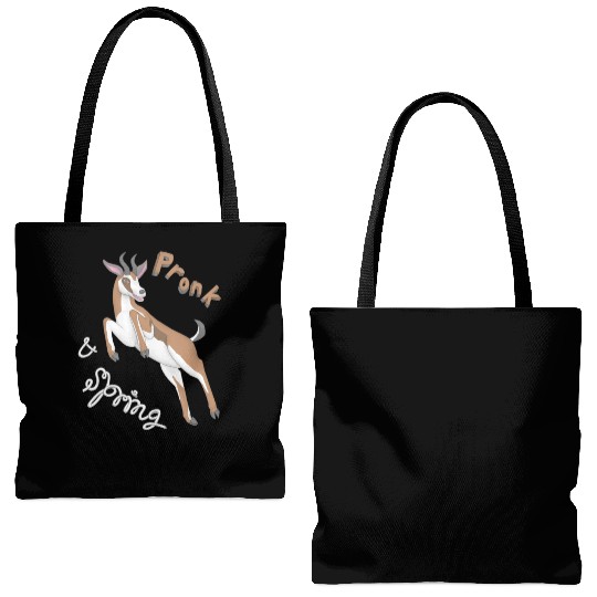 Pronk and Spring Springbok Tote Bags (AOP)