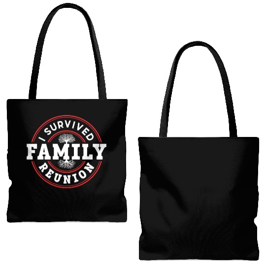 I Survived Family Reunion Families Gathering Tote Bags (AOP)