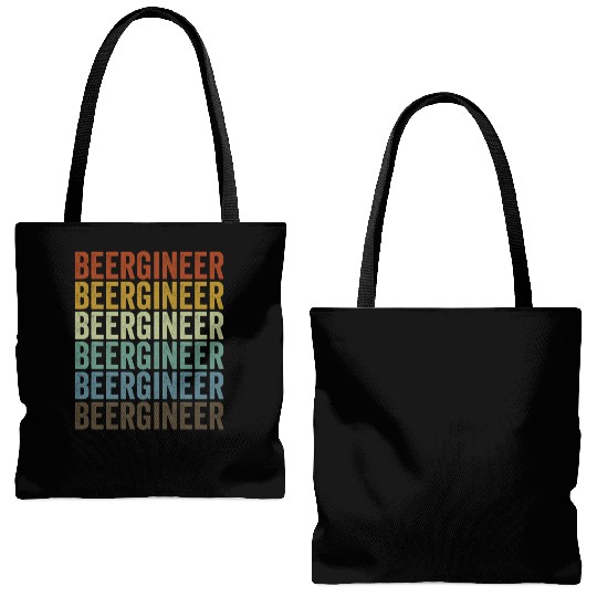 Beergineer Craft Beer Lover Beer Breweries Homebre Tote Bags (AOP)