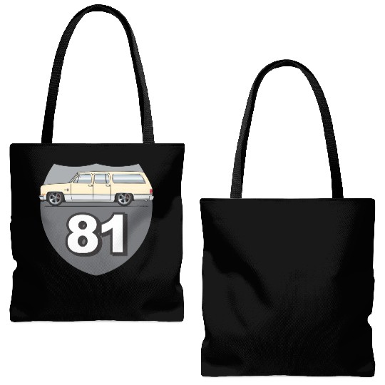 81 Santa Fe Tan Tote Bags (AOP)