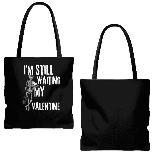 I'm still waiting my valentine,anti valentine love Tote Bags (AOP)