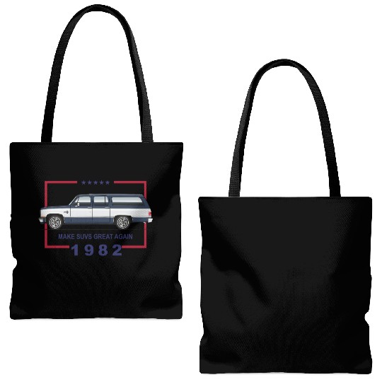 1982 Midnight Blue Tote Bags (AOP)