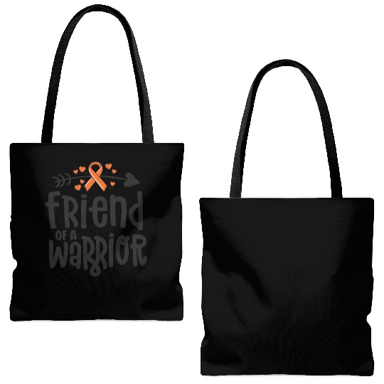Friend Of A Warrior Lymphoma Leukemia Cancer Tote Bags (AOP)