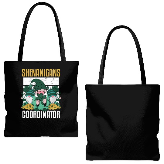 Shenanigans Coordinator Funny St Patricks Day Tote Bags (AOP)