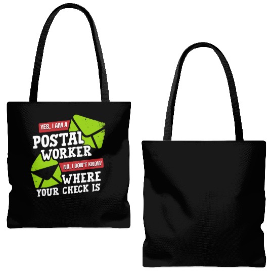 Postal Worker, postal worker, mailman, postman Tote Bags (AOP)