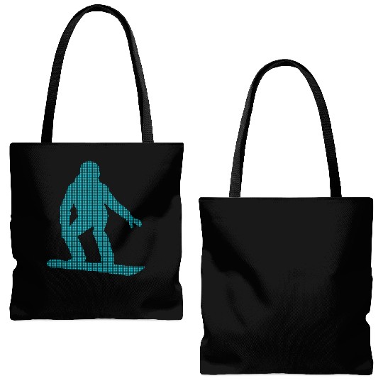snowboarding Tote Bags (AOP)