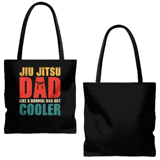 Jiu-jitsu dad like a normal dad but cooler Tote Bags (AOP)