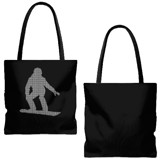 snowboarding Tote Bags (AOP)