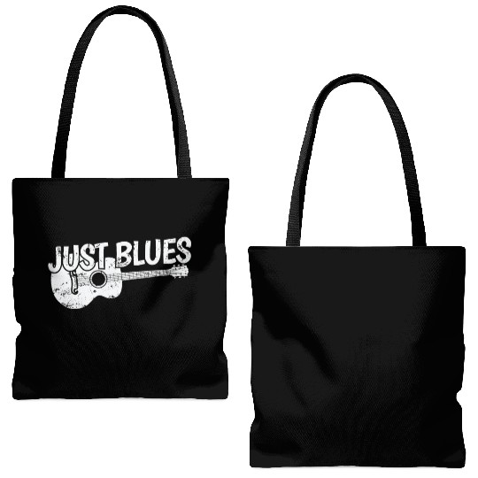 Just Blues Music Trumpet Chicago Tote Bags (AOP)