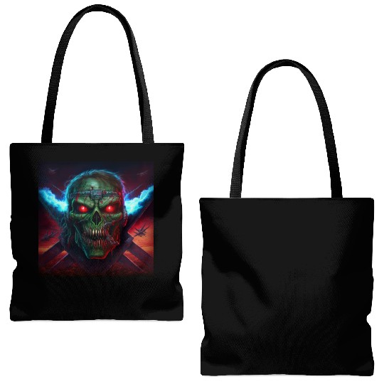 ZOMBIE IRON MAIDEN (version 14) Tote Bags (AOP)