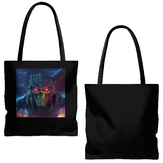 ZOMBIE IRON MAIDEN (version 11) Tote Bags (AOP)