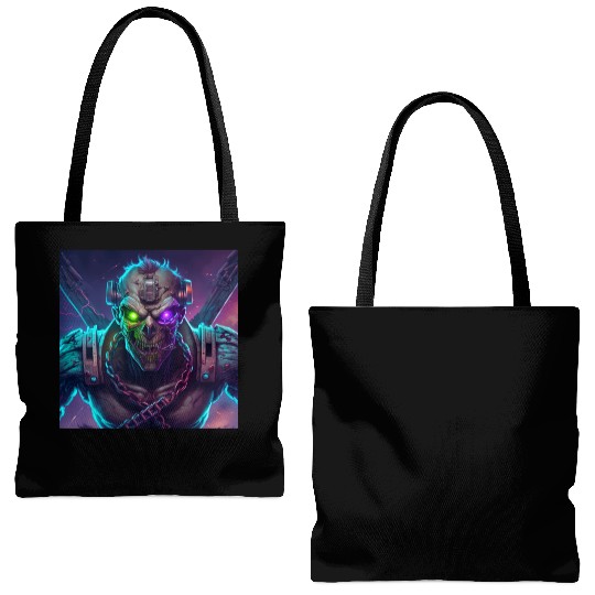 ZOMBIE IRON MAIDEN (Version 10) Tote Bags (AOP)