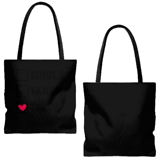 I Love Taco Anti-Valentine, Tacos Are My Valentine Tote Bags (AOP)