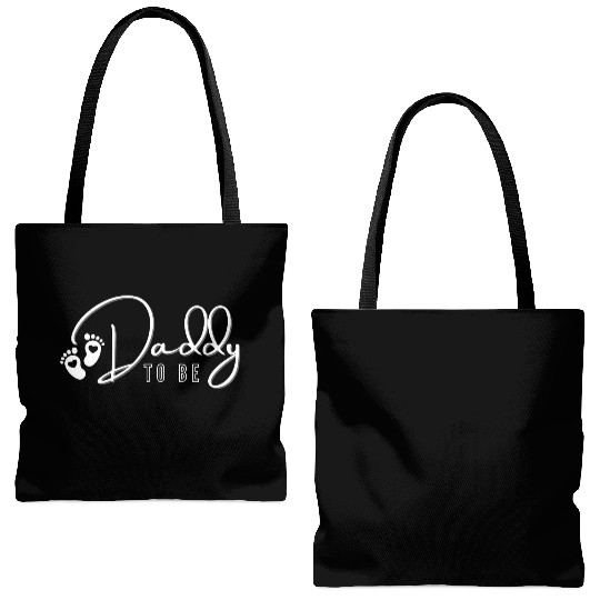 Daddy to be Tote Bags (AOP)