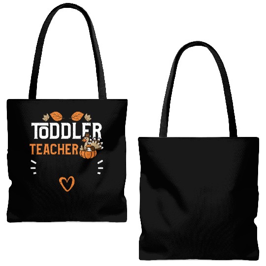 Toddler Teacher - Thanksgiving Tote Bags (AOP)