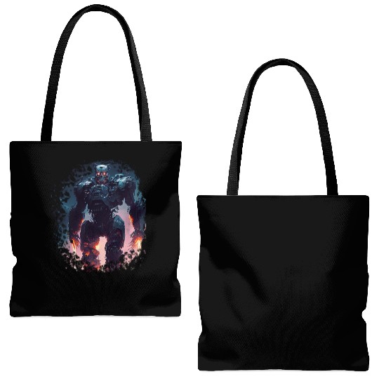 Terminator Exoskeleton Tote Bags (AOP)