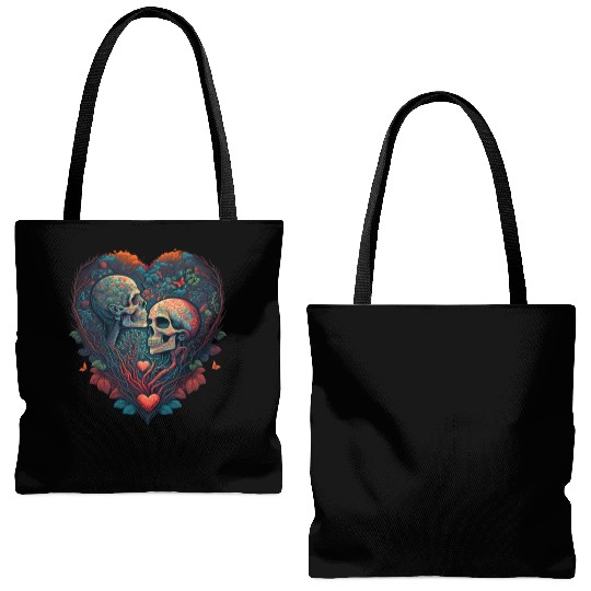Till Death Do Us Part Tote Bags (AOP)