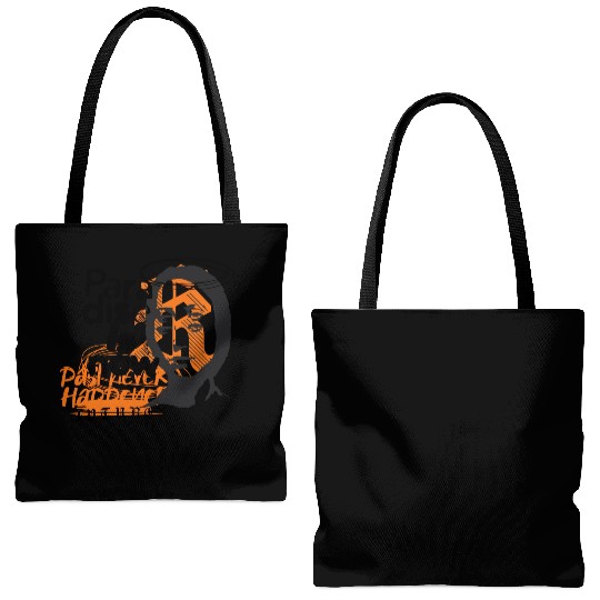Paradise is now past never happened Tote Bags (AOP)