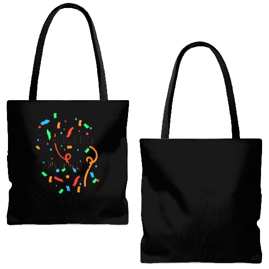 Funny Carnival Costumes & Fancy Dress Tote Bags (AOP) Black