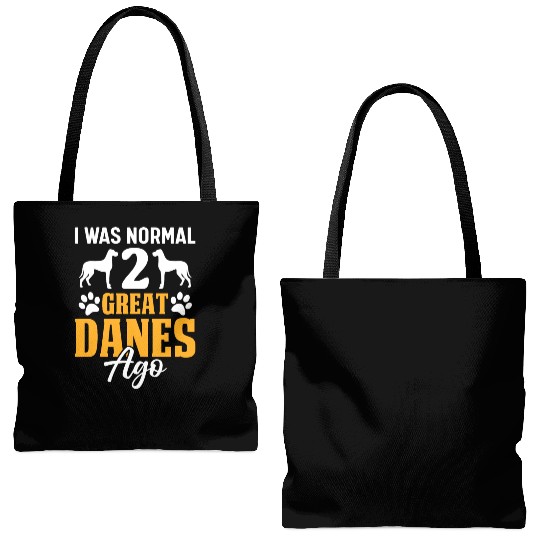 Great Dane Dogs, Great Danes Tote Bags (AOP)