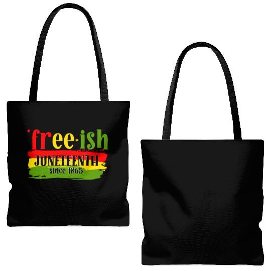 Juneteenth free since 1865 Black History US Africa Tote Bags (AOP)
