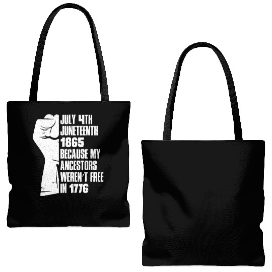 Juneteenth free since 1865 Black History US Africa Tote Bags (AOP)