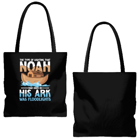 Noah Had Used In His Ark Was Floodlights Tote Bags (AOP)