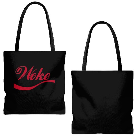 Stay Woke Tote Bags (AOP)