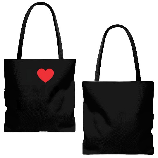 I Love or Heart Emo Boys Tote Bags (AOP)