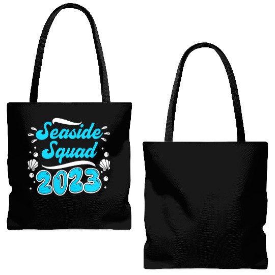 Seaside Squad 2023 Vacation Friends Spring Break Tote Bags (AOP)