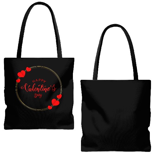 valentine | valentines day | happy valentines day Tote Bags (AOP)