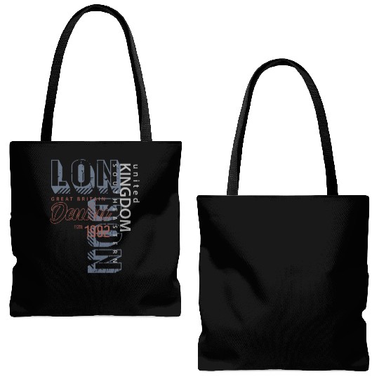 The London Look Tote Bags (AOP)