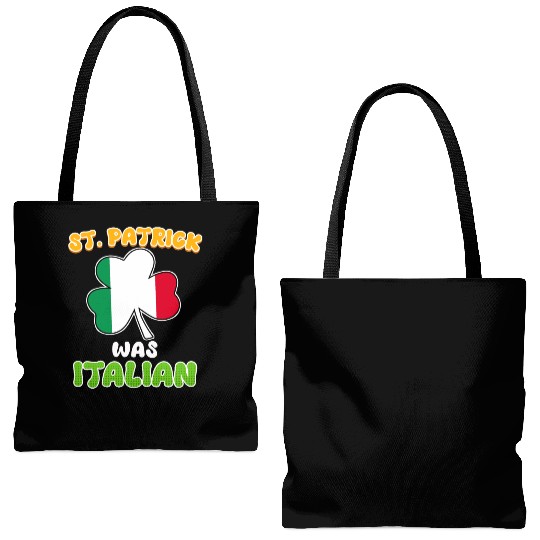St. Patrick was Italian St. Patrick's Day Tote Bags (AOP)